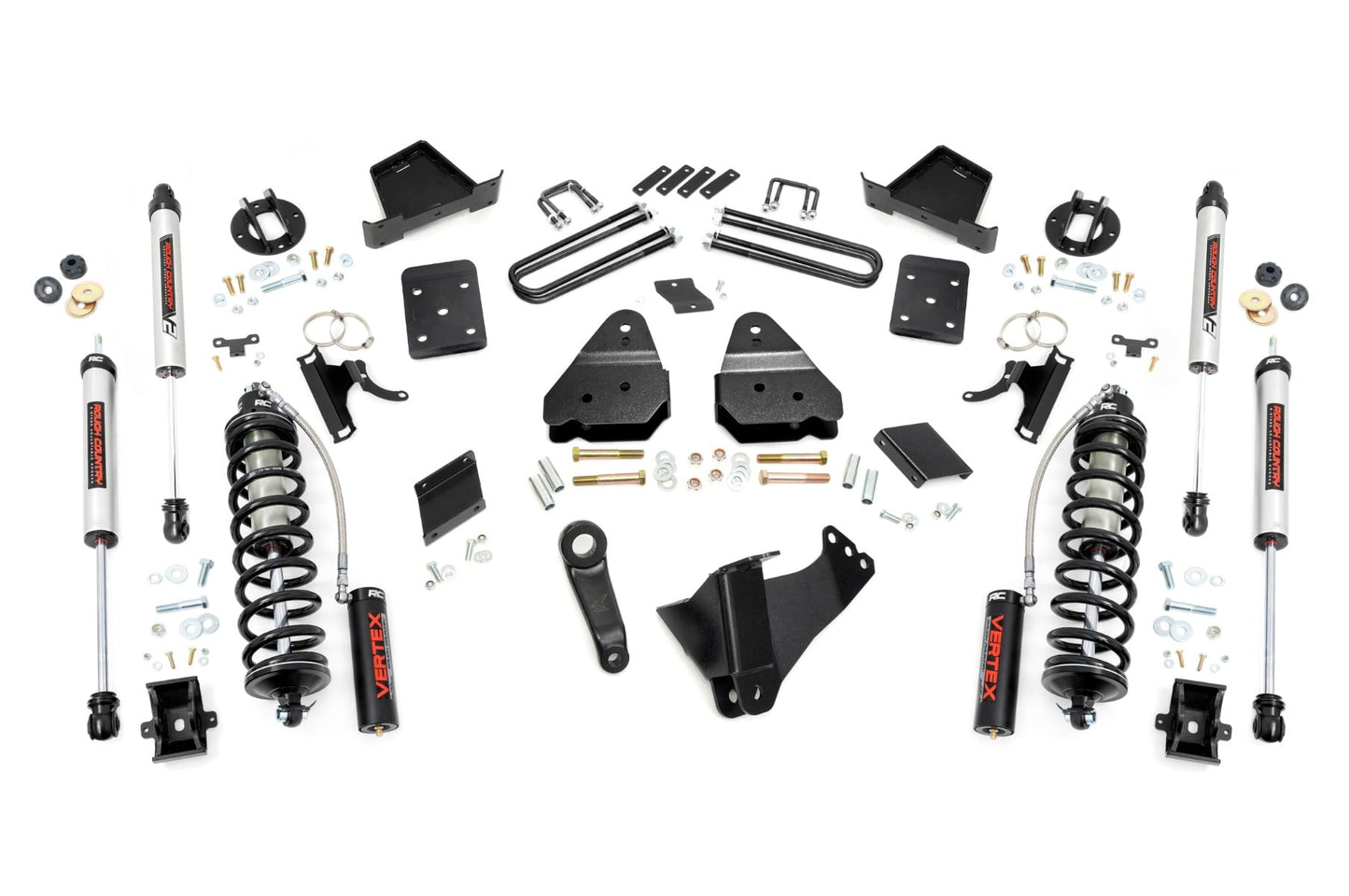 4.5 Inch Lift Kit OVLD C/O V2 Ford F-250 Super Duty 4WD (2015-2016) Rough Country