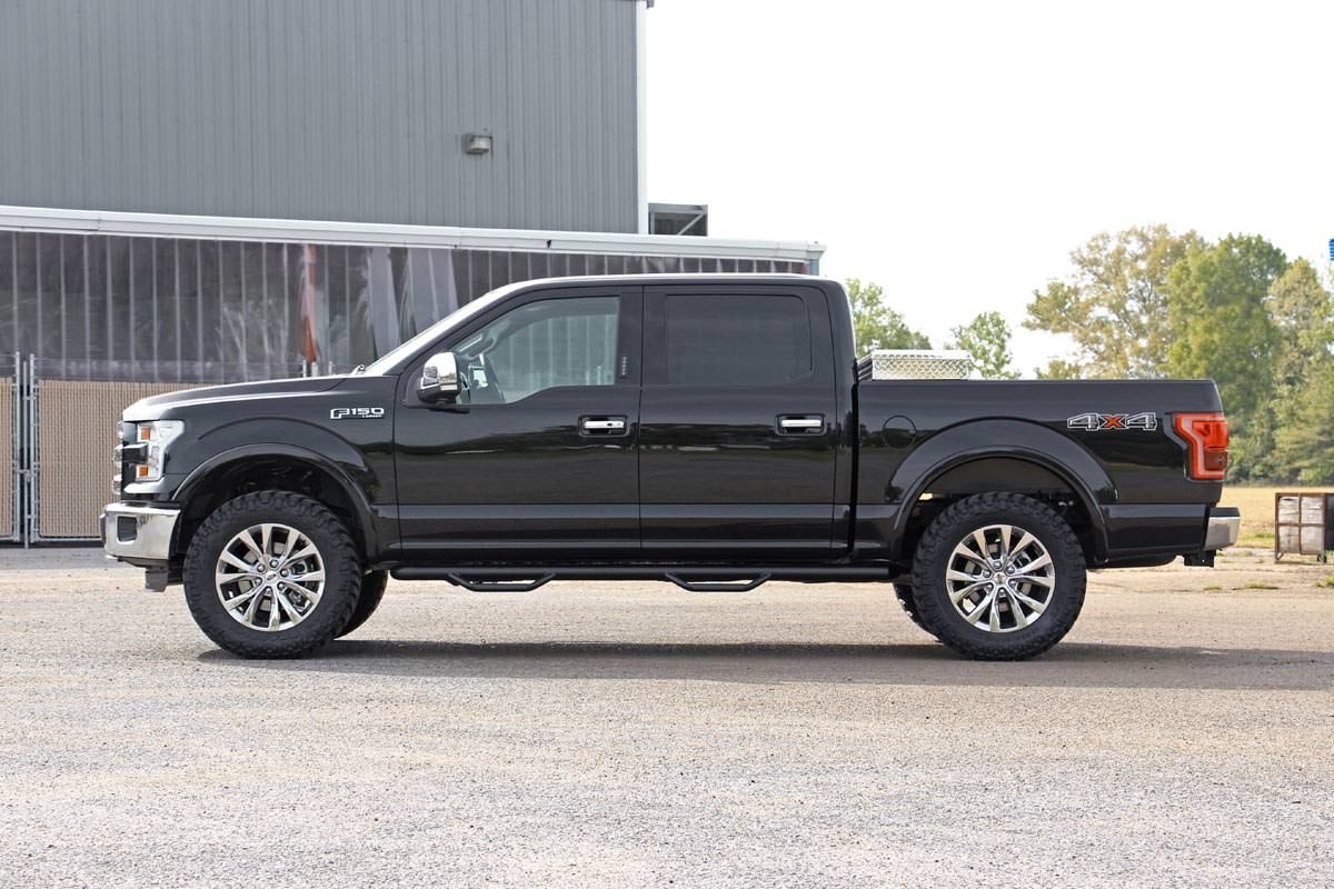 2 Inch Leveling Billet Strut Extensions 14-21 F-150 Red Rough Country