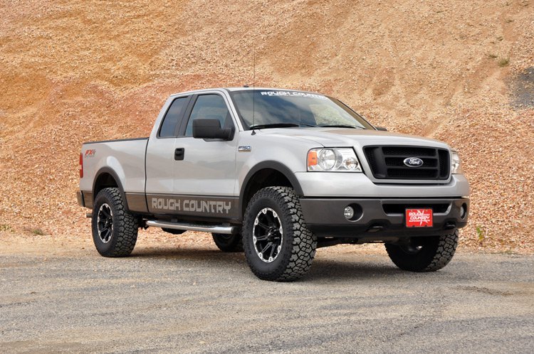 2 Inch Ford Strut Leveling Kit w/N3 Shocks 04-08 F-150 Rough Country