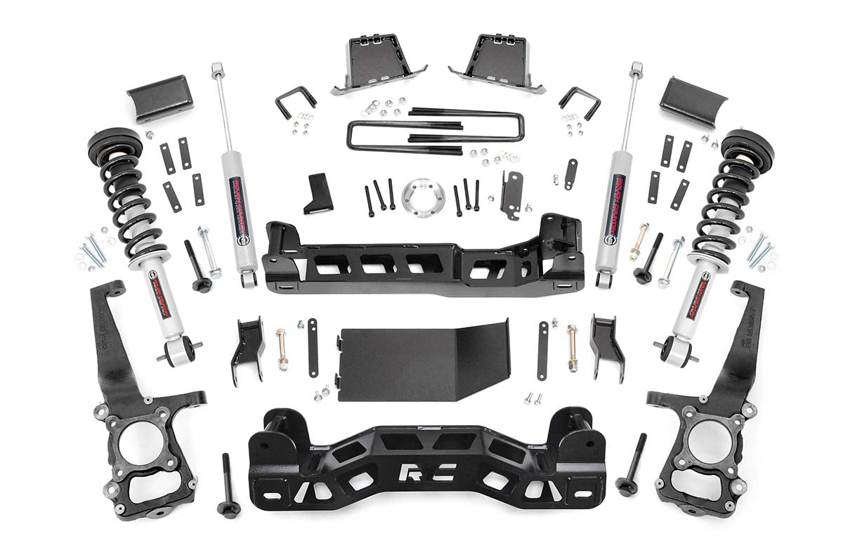 6 Inch Suspension Lift Kit Lifted Struts 14 F-150 4WD Rough Country