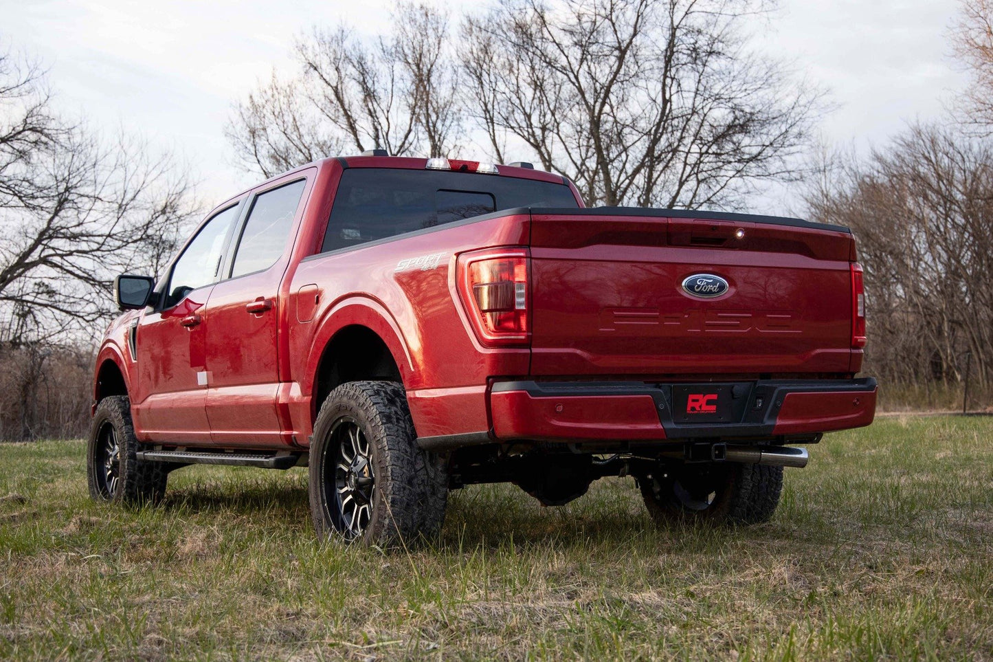 F-150 3 Inch Lift Kit Bolt On w/Vertex and V2 Shocks 2021 F-150 4WD Rough Country