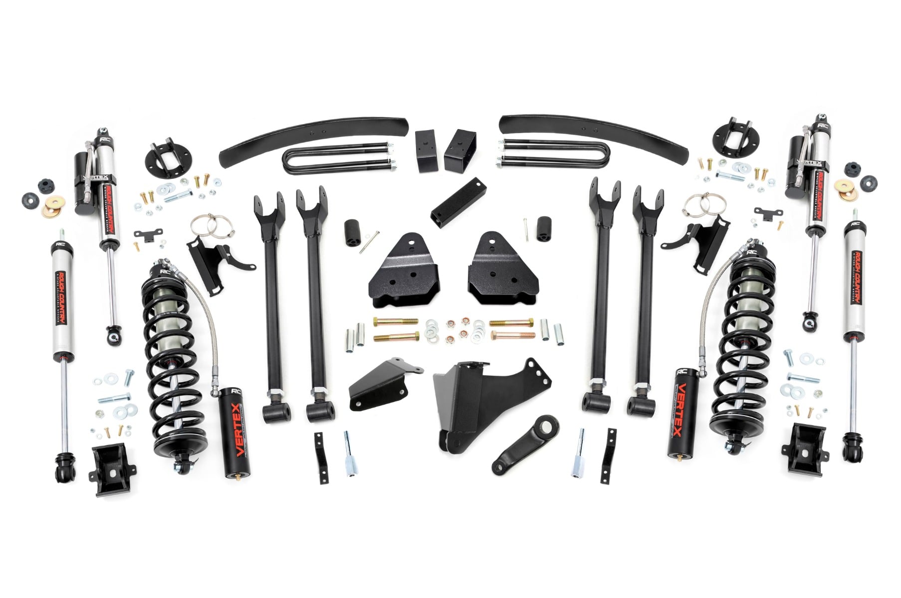 6 Inch Lift Kit Diesel 4 Link C/O Vertex Ford F-250/F-350 Super Duty (05-07) Rough Country
