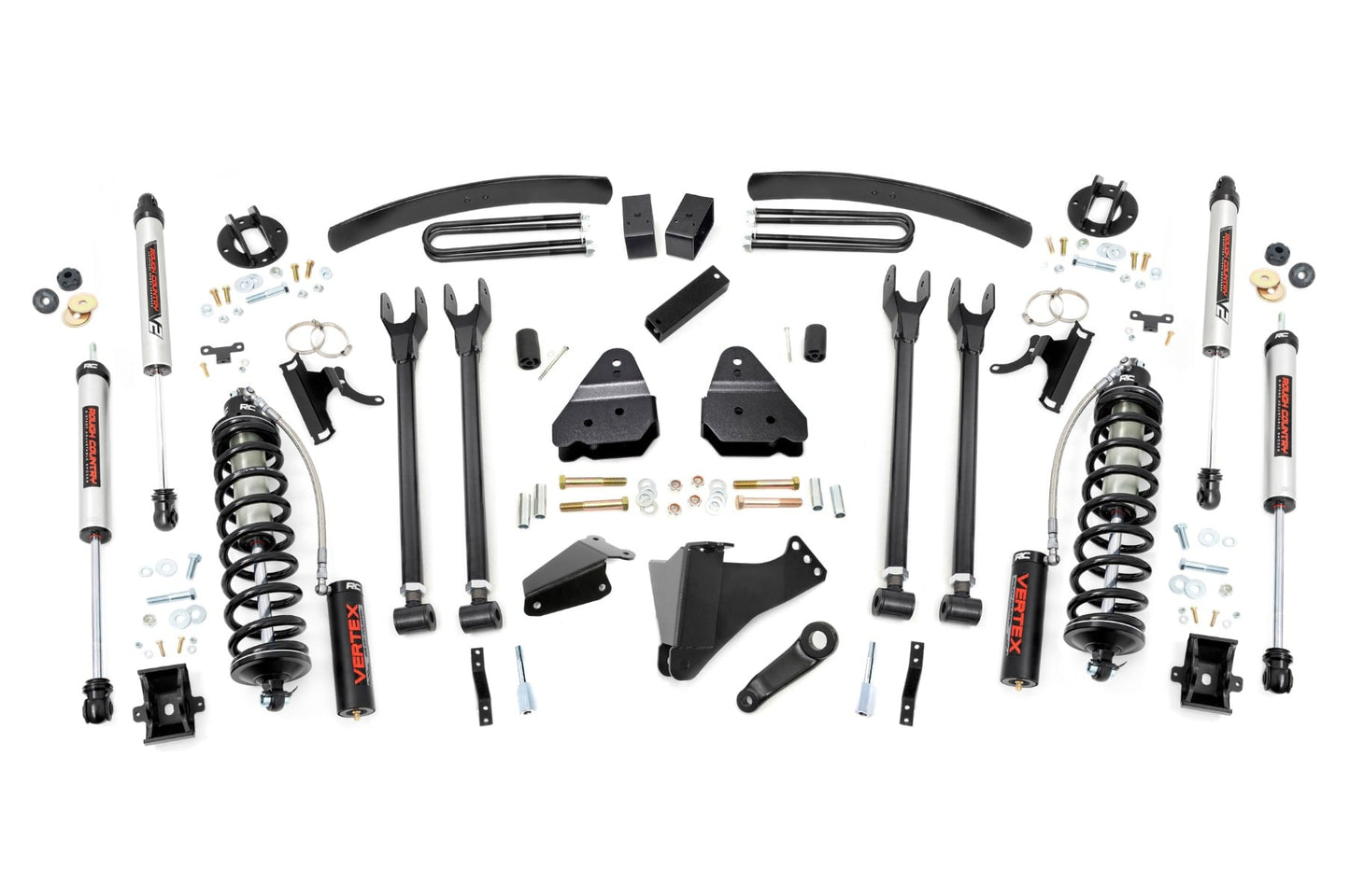 6 Inch Lift Kit Diesel 4 Link OVLDS C/O V2 Ford F-250/F-350 Super Duty (05-07) Rough Country