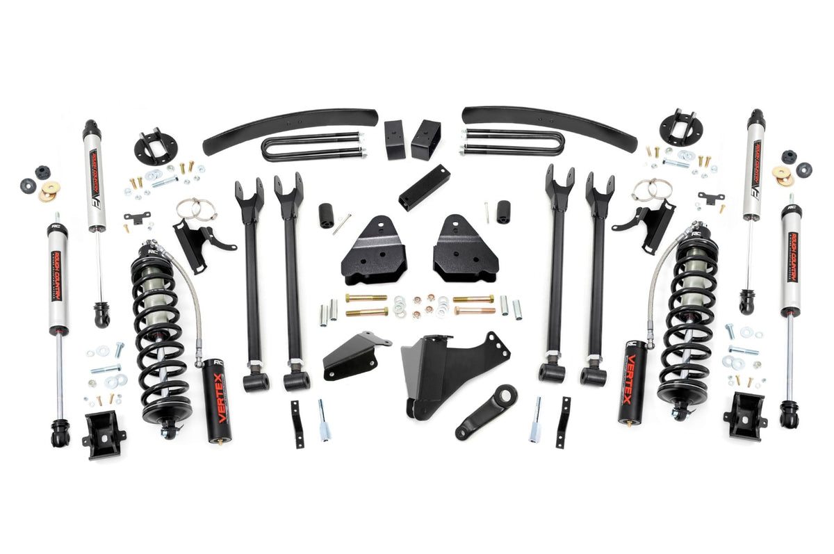 6 Inch Lift Kit Diesel 4 Link OVLDS C/O V2 Ford F-250/F-350 Super Duty (05-07) Rough Country
