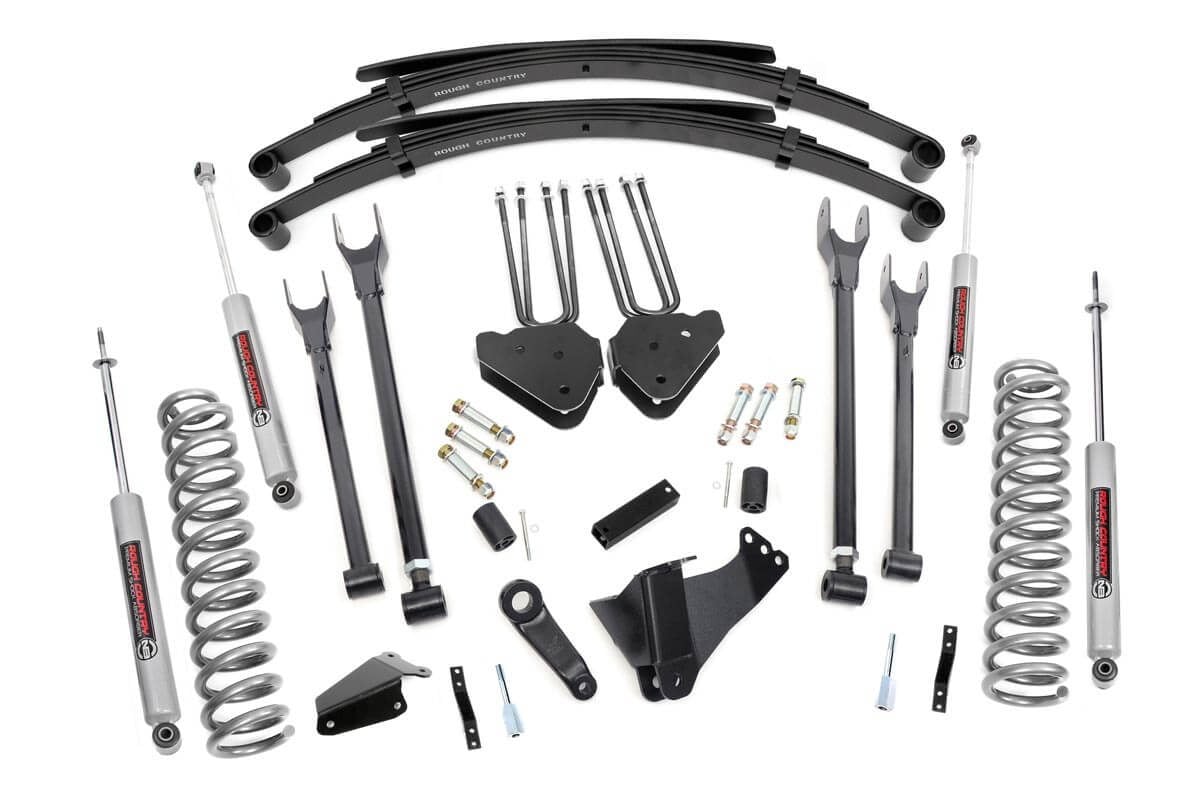 6 Inch Lift Kit Diesel 4 Link RR Spring Ford F-250/F-350 Super Duty (05-07) Rough Country