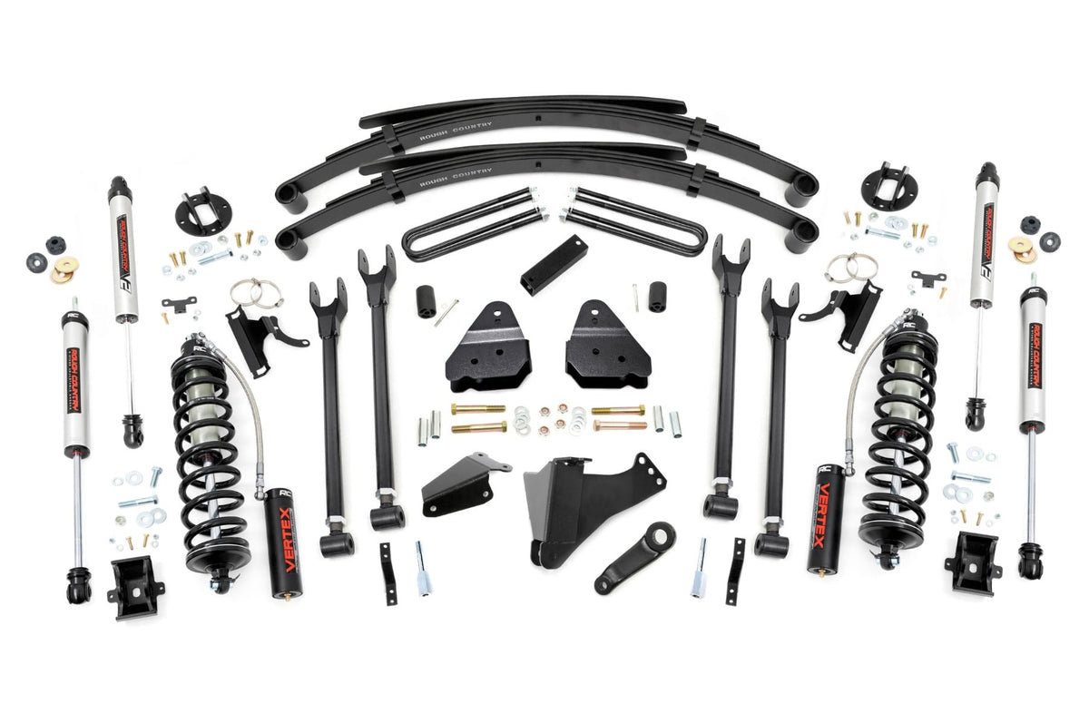 6 Inch Lift Kit Diesel 4 Link RR Spring C/O V2 Ford F-250/F-350 Super Duty (05-07) Rough Country