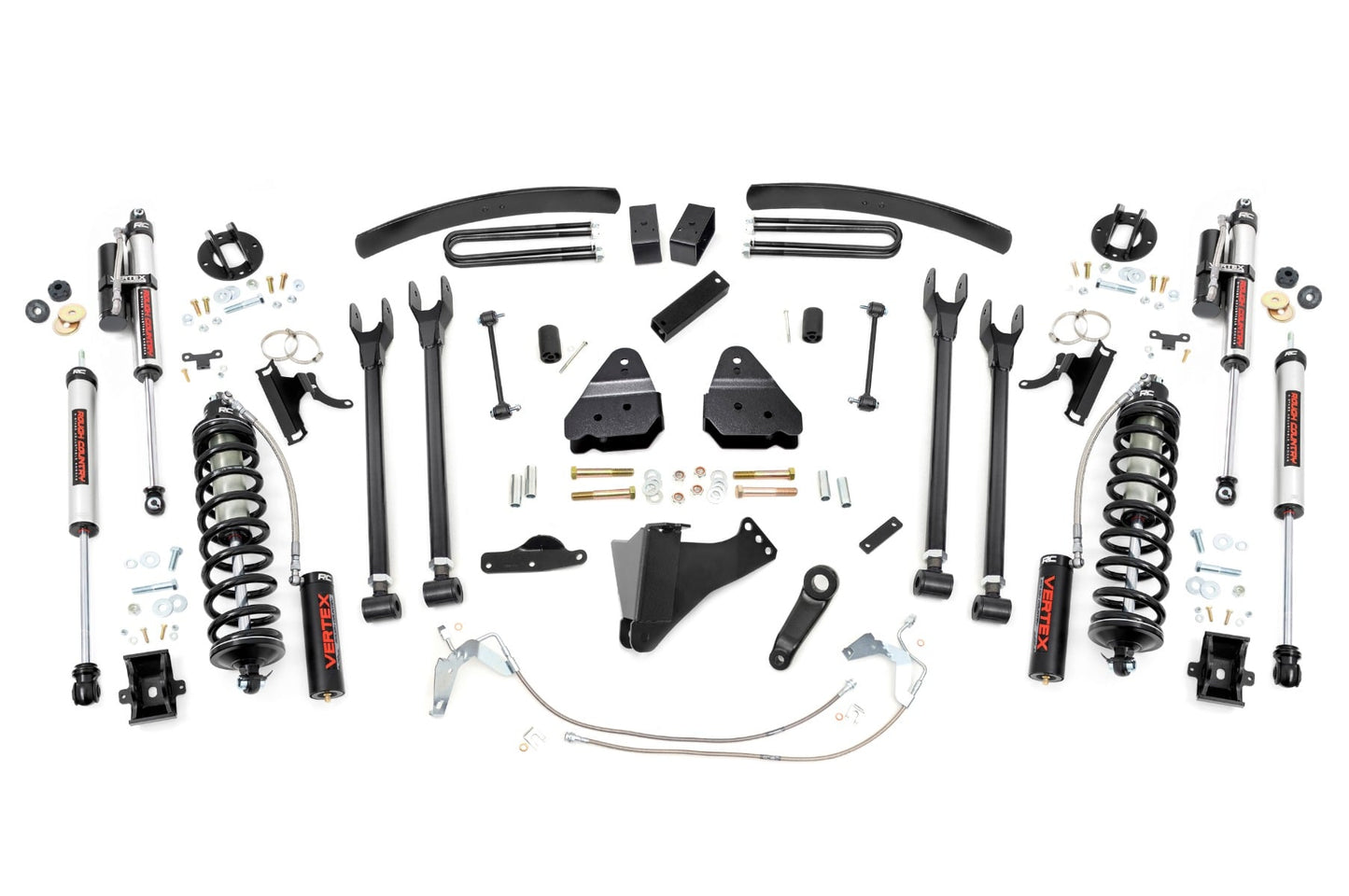 6 Inch Lift Kit Diesel 4 Link C/O Vertex Ford F-250/F-350 Super Duty (08-10) Rough Country