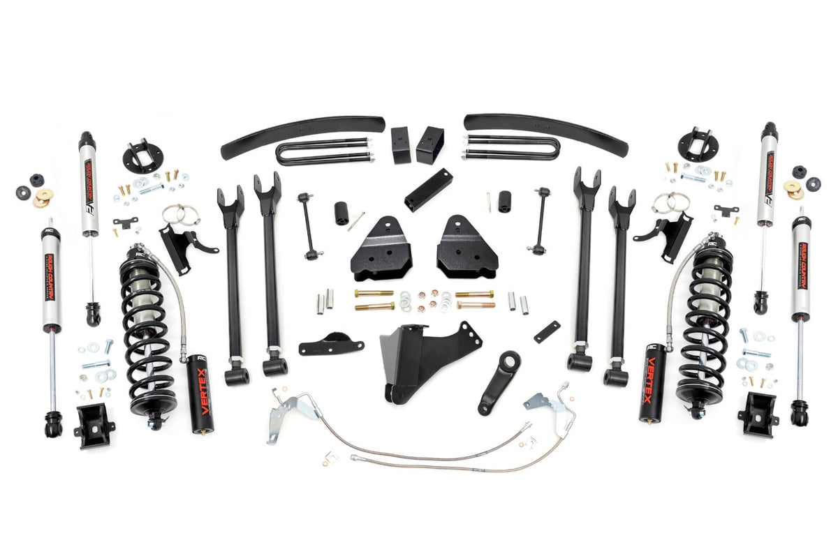 6 Inch Lift Kit Gas 4 Link C/O V2 Ford F-250/F-350 Super Duty (08-10) Rough Country