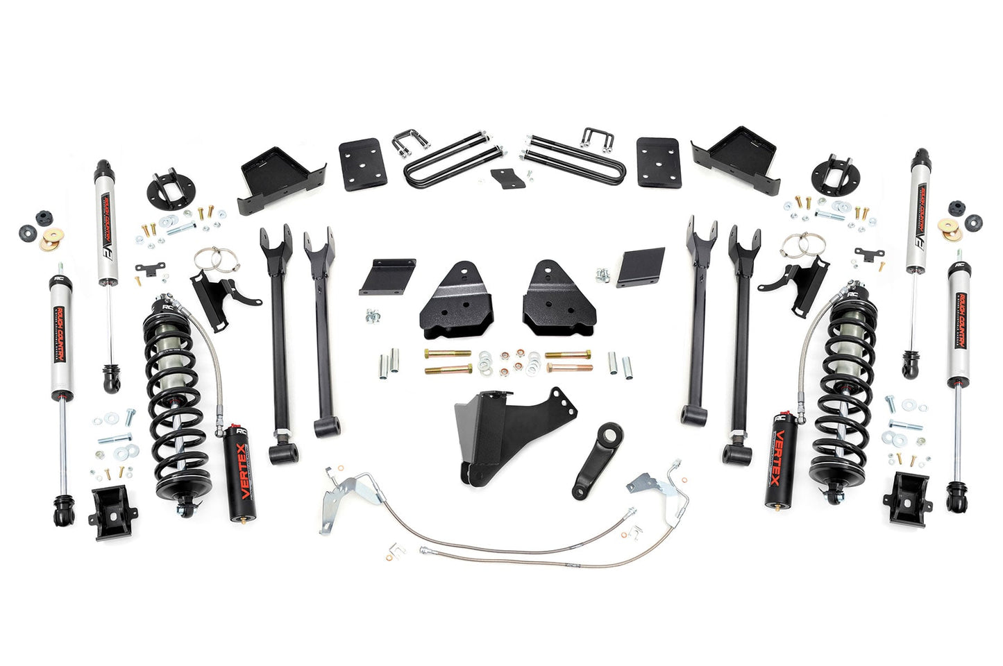6 Inch Lift Kit 4 Link OVLD C/O V2 Ford F-250 Super Duty (15-16) Rough Country