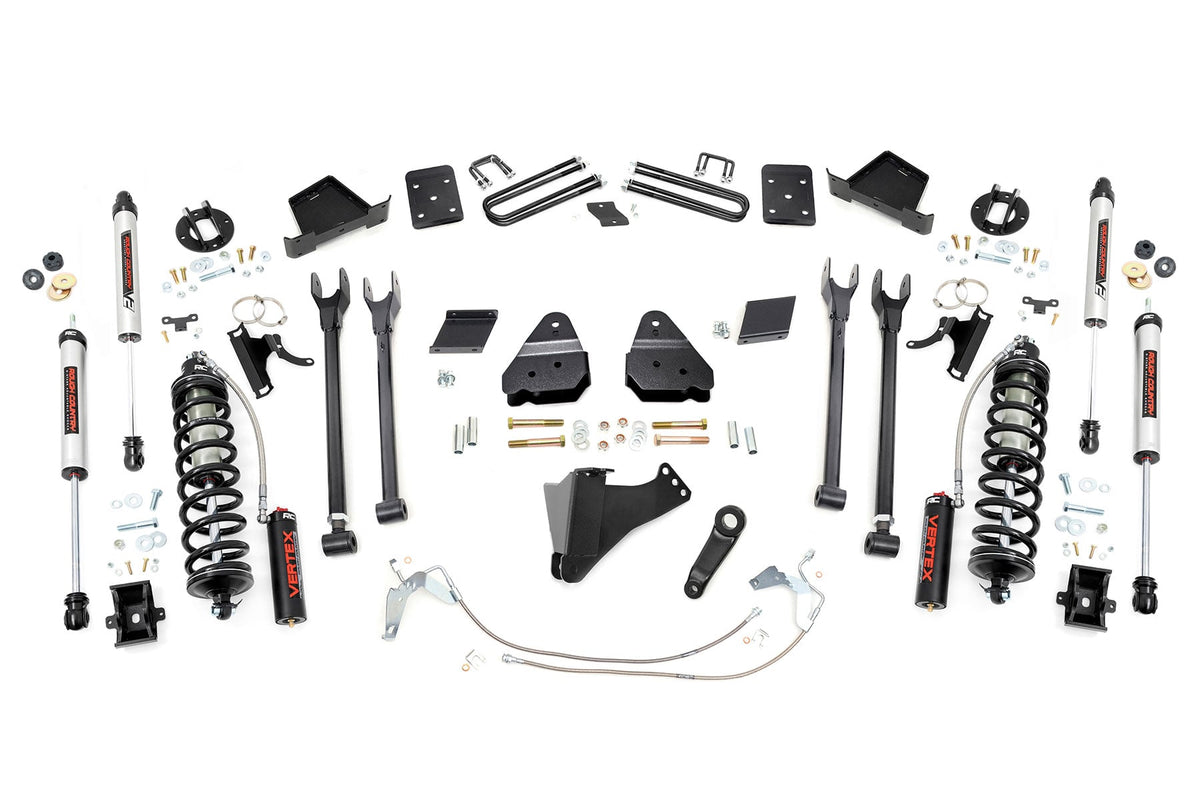 6 Inch Lift Kit 4 Link OVLD C/O V2 Ford F-250 Super Duty (15-16) Rough Country