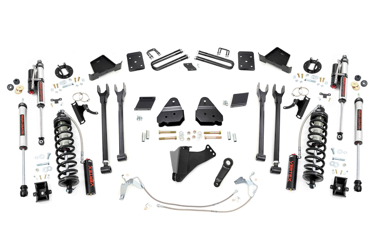 6 Inch Lift Kit 4 Link OVLD C/O Vertex Ford F-250 Super Duty (15-16) Rough Country