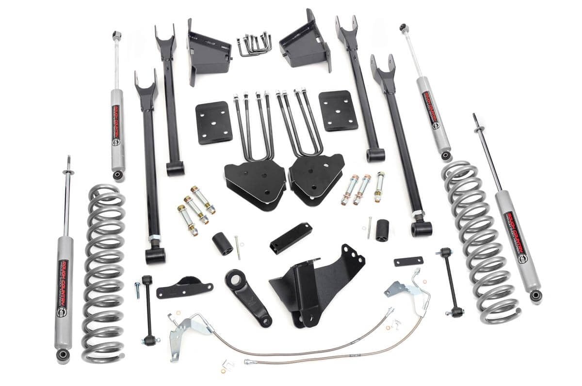 8 Inch Lift Kit 4 Link Ford F-250/F-350 Super Duty 4WD (2008-2010) Rough Country