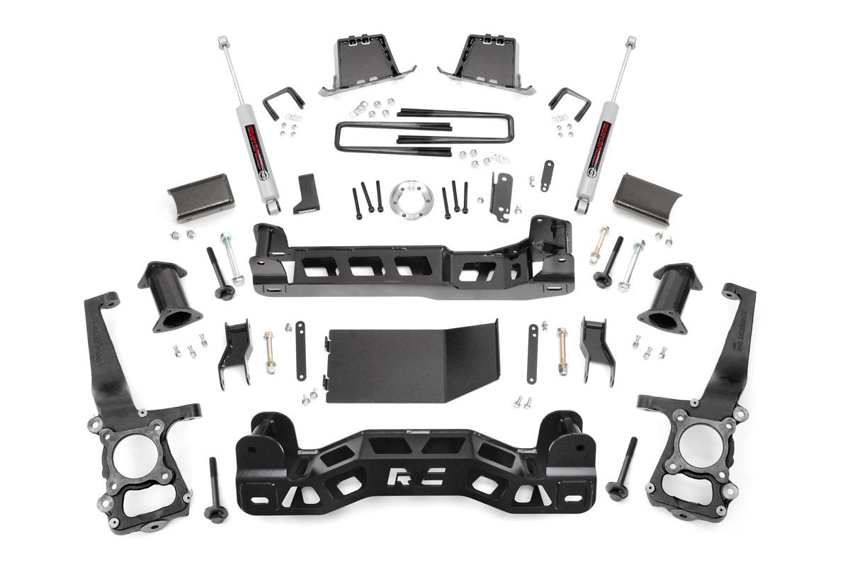 6 Inch Suspension Lift Kit Strut Spacers 09-10 F-150 4WD Rough Country