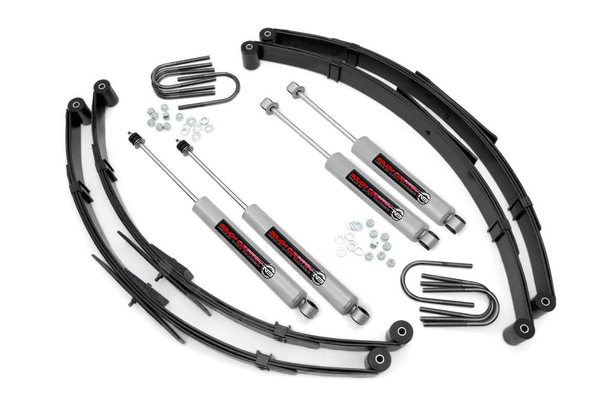 2.5 Inch Lift Kit Jeep Wrangler YJ 4WD (1987-1995) Rough Country
