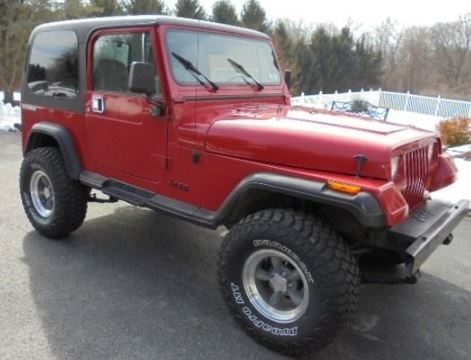 2.5 Inch Jeep Suspension Lift Kit w/V2 Shocks For 87-95 Wrangler YJ Rough Country