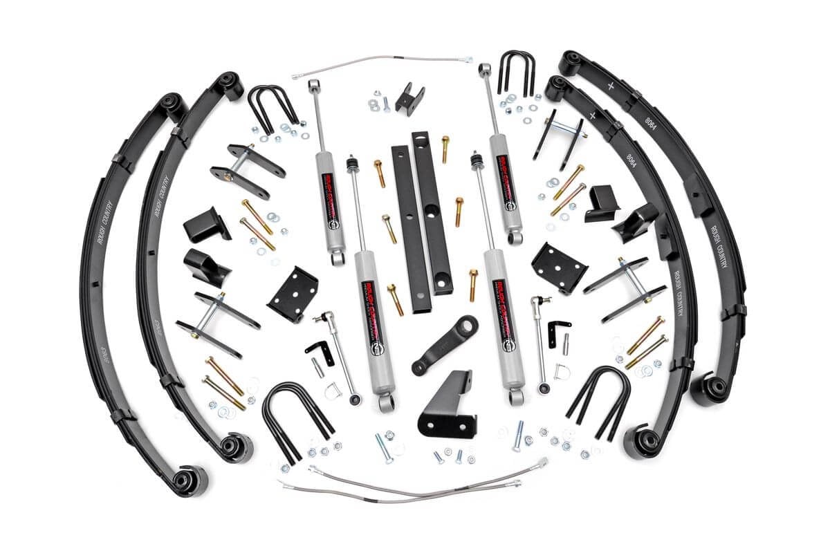 4.5 Inch Lift Kit X-Series Power Steer Jeep Wrangler YJ 4WD (1987-1995) Rough Country