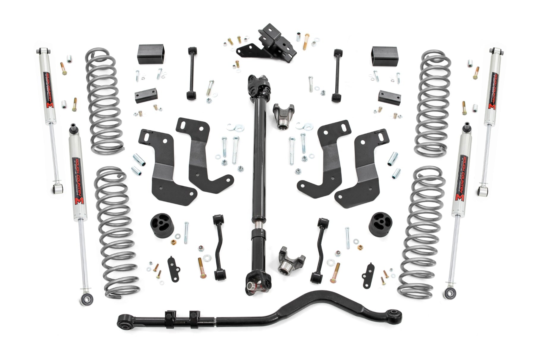 3.5 Inch Lift Kit C/A Drop FR D/S M1 Jeep Wrangler JL 4WD (2018-2023) Rough Country