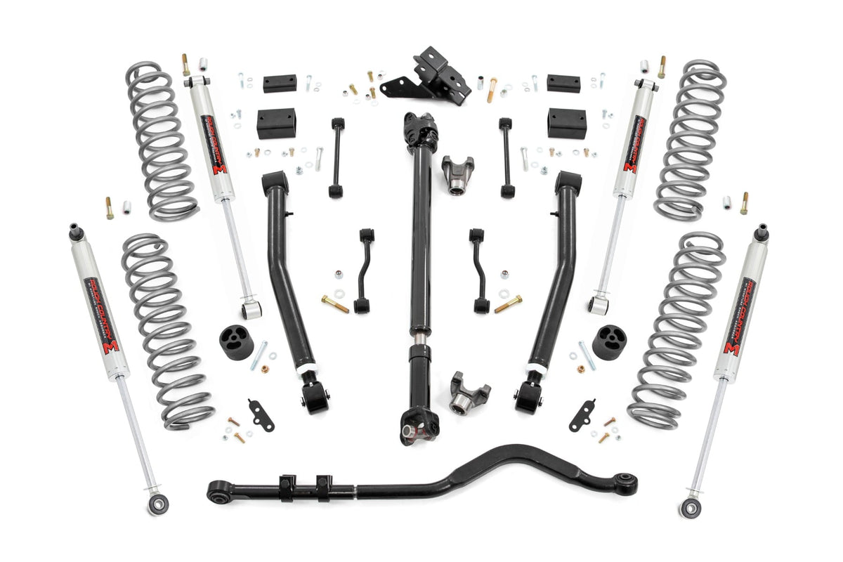 3.5 Inch Lift Kit Adj Lower FR D/S M1 Jeep Wrangler JL 4WD (18-23) Rough Country