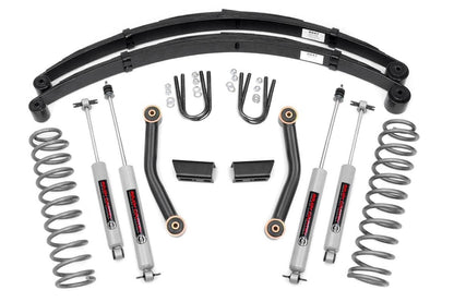 3 Inch Lift Kit Series II RR Springs Jeep Cherokee XJ 2WD/4WD (84-01) Rough Country