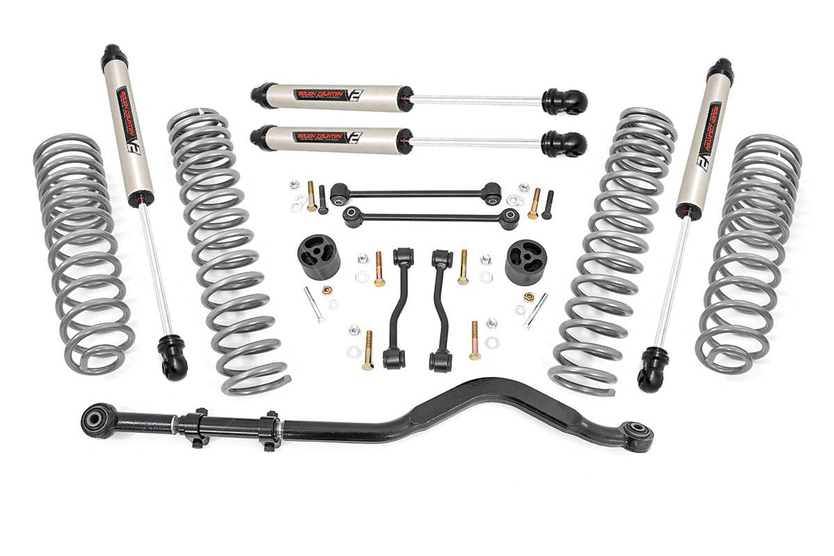 3.5 Inch Lift Kit Springs with V2 Shocks 20-Up Jeep Gladiator JT 4WD Rough Country