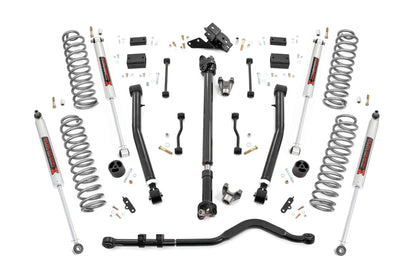 3.5 Inch Lift Kit Adj Lower FR D/S M1 Jeep Wrangler Unlimited (18-23) Rough Country