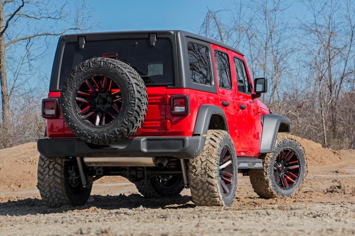 3.5 Inch Lift Kit Adj Lower FR D/S M1 Jeep Wrangler Unlimited (18-23) Rough Country