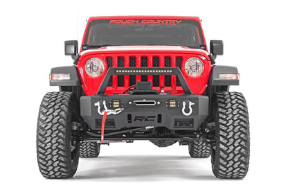 3.5 Inch Lift Kit Adj Lower FR D/S M1R Jeep Wrangler Unlimited 4WD (18-23) Rough Country
