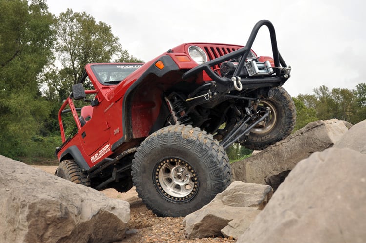 6 Inch Lift Kit Long Arm M1 Jeep Wrangler TJ 4WD (1997-2006) Rough Country