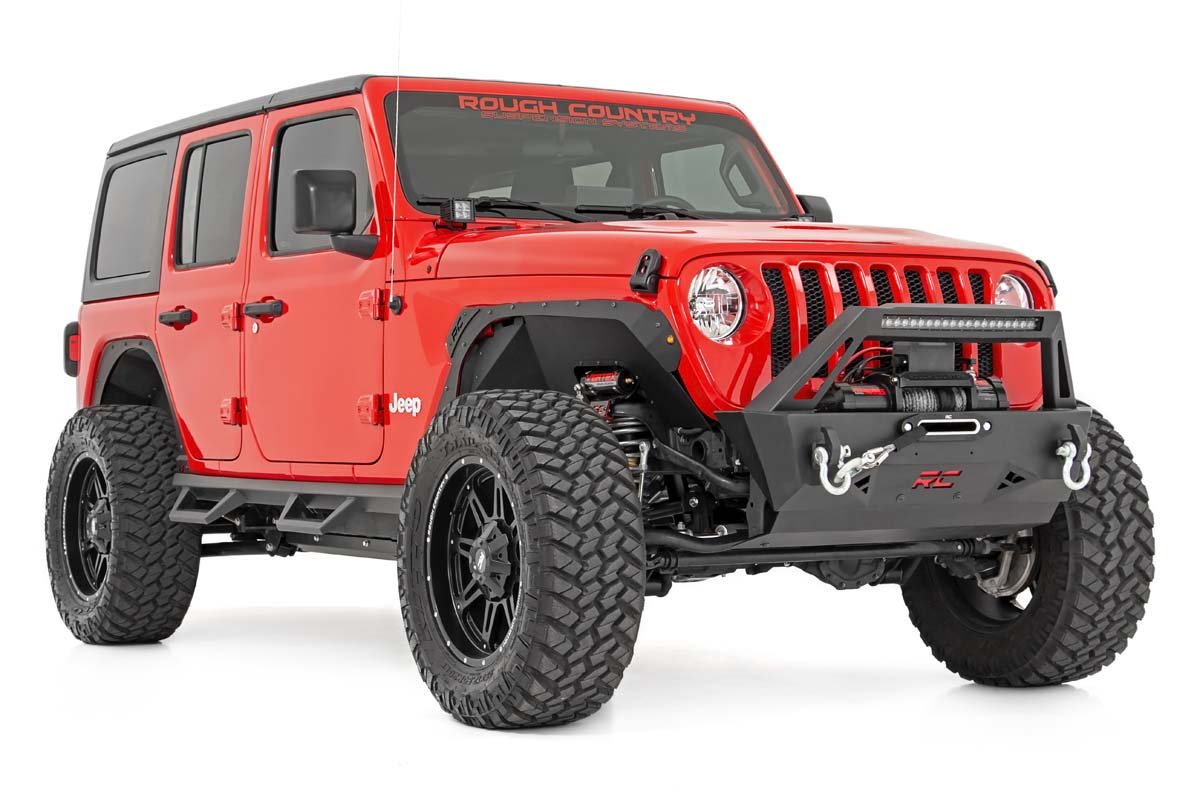 6 Inch Long Arm Suspension Lift Kit w/N3 Shocks 18-20 Wrangler JL 4 Door Rough Country