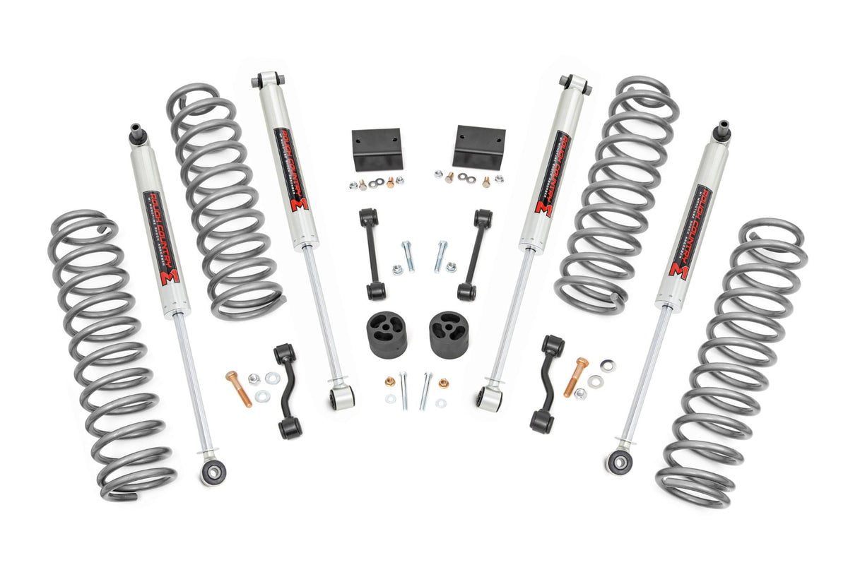 2.5 Inch Lift Kit Coils M1 Jeep Wrangler Unlimited Non-Rubicon 4WD (2018-2023) Rough Country