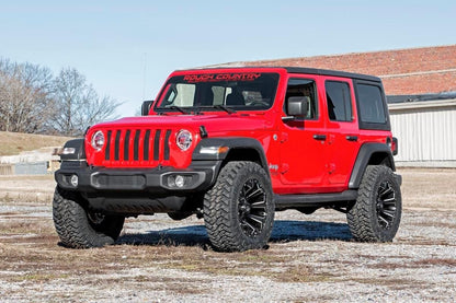 2.5 Inch Lift Kit Coils M1R Jeep Wrangler Unlimited Non-Rubicon 4WD (2018-2023) Rough Country