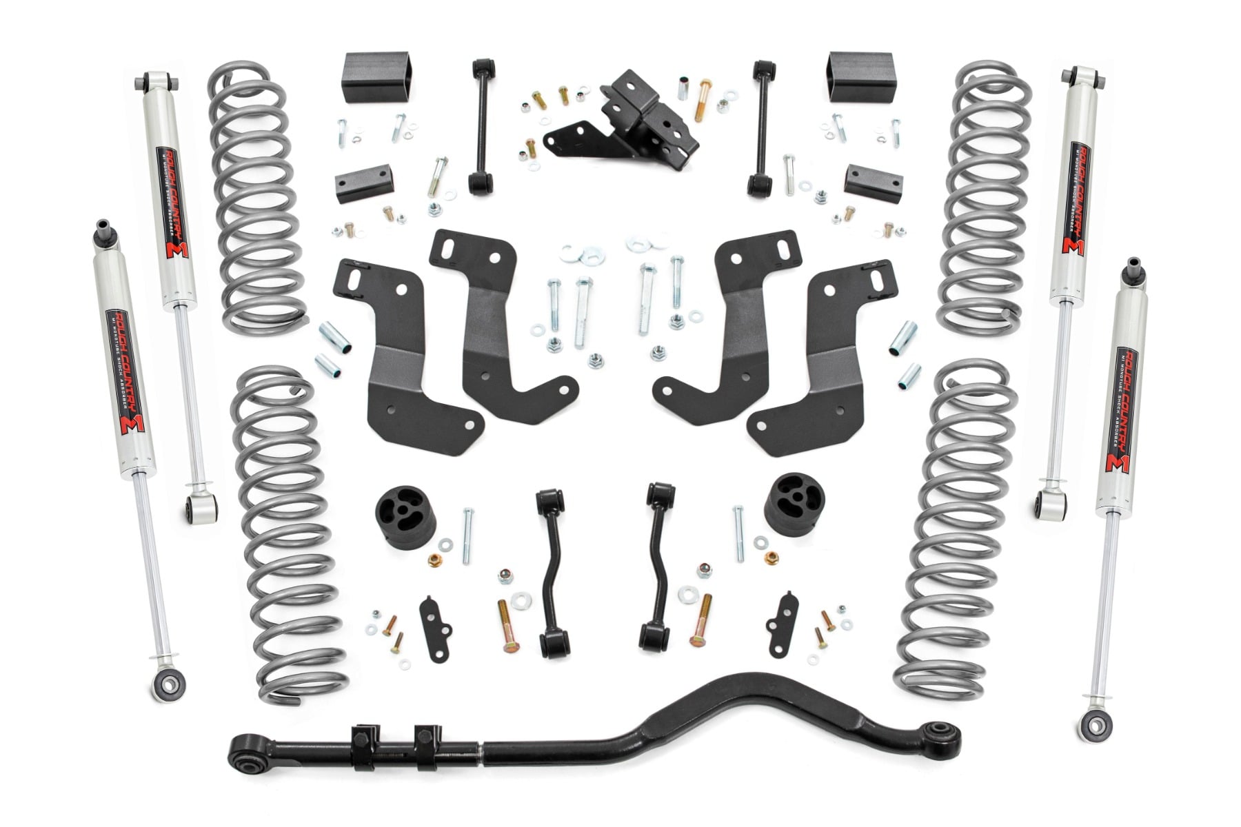 3.5 Inch Lift Kit C/A Drop Stage 1 M1 Jeep Wrangler Unlimited (18-23) Rough Country