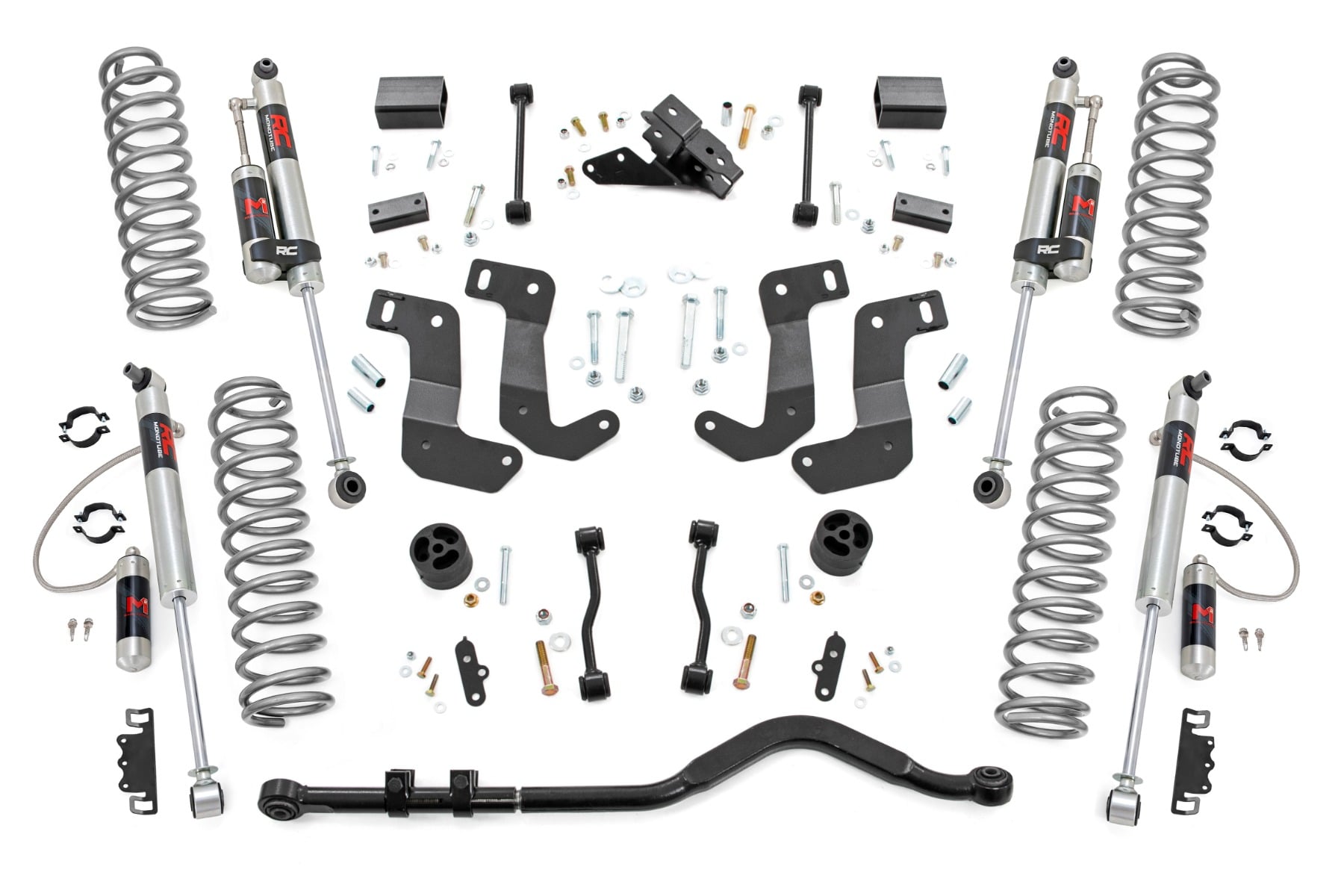 3.5 Inch Lift Kit C/A Drop Stage 1 M1R Jeep Wrangler Unlimited (18-23) Rough Country