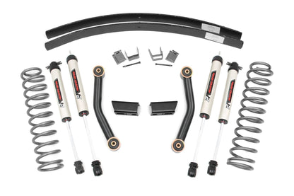 3 Inch Lift Kit SII RR AAL V2 Shocks Jeep Cherokee XJ 2WD/4WD (84-01) Rough Country