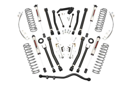 4 Inch Jeep X-Series Suspension Lift Kit w/V2 Shocks 07-18 Wrangler JK Rough Country