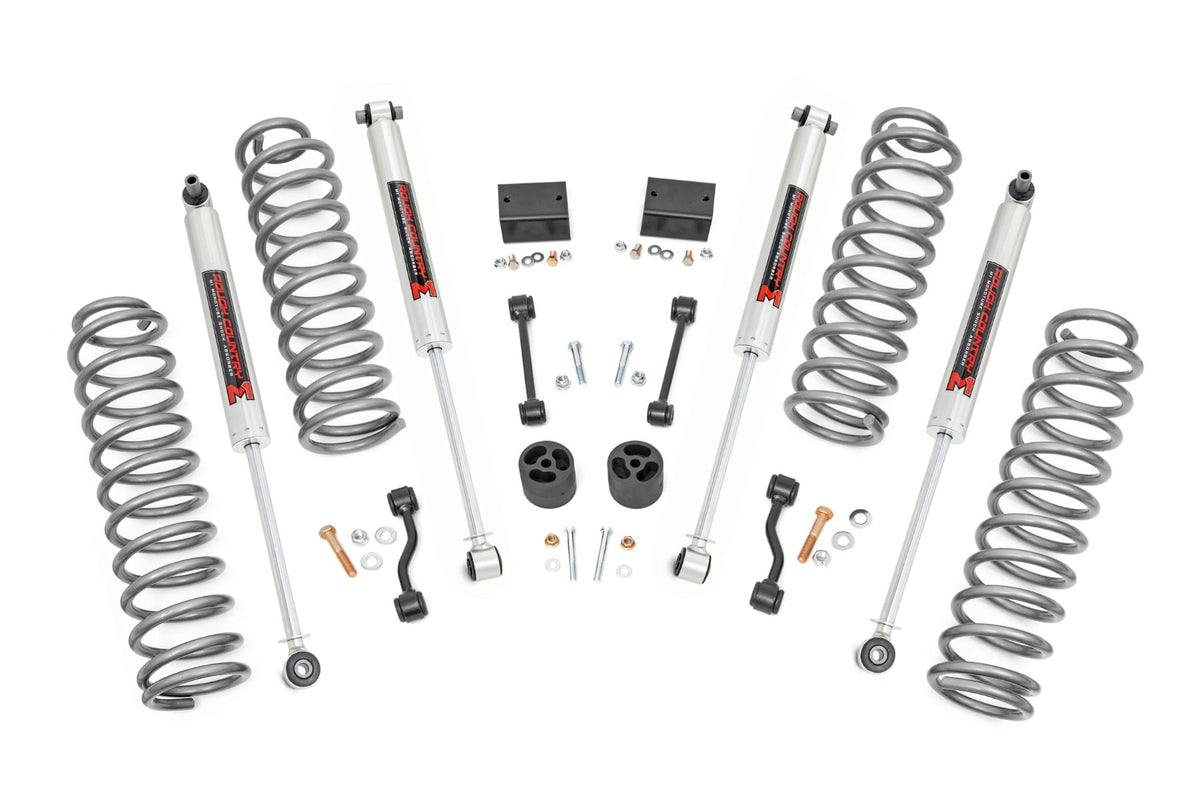 2.5 Inch Lift Kit Coils M1 Jeep Wrangler Unlimited Rubicon 4WD (2018-2023) Rough Country