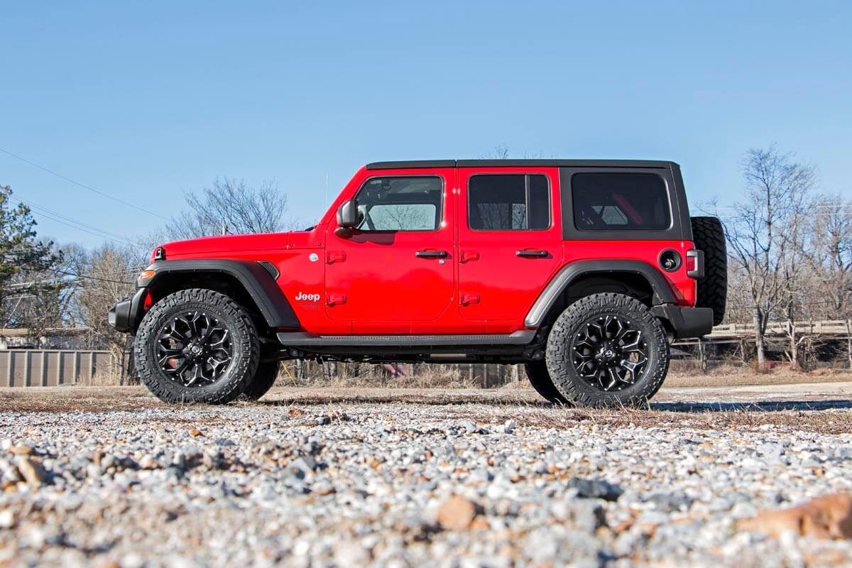 2.5 Inch Lift Kit Coils M1 Jeep Wrangler Unlimited Rubicon 4WD (2018-2023) Rough Country