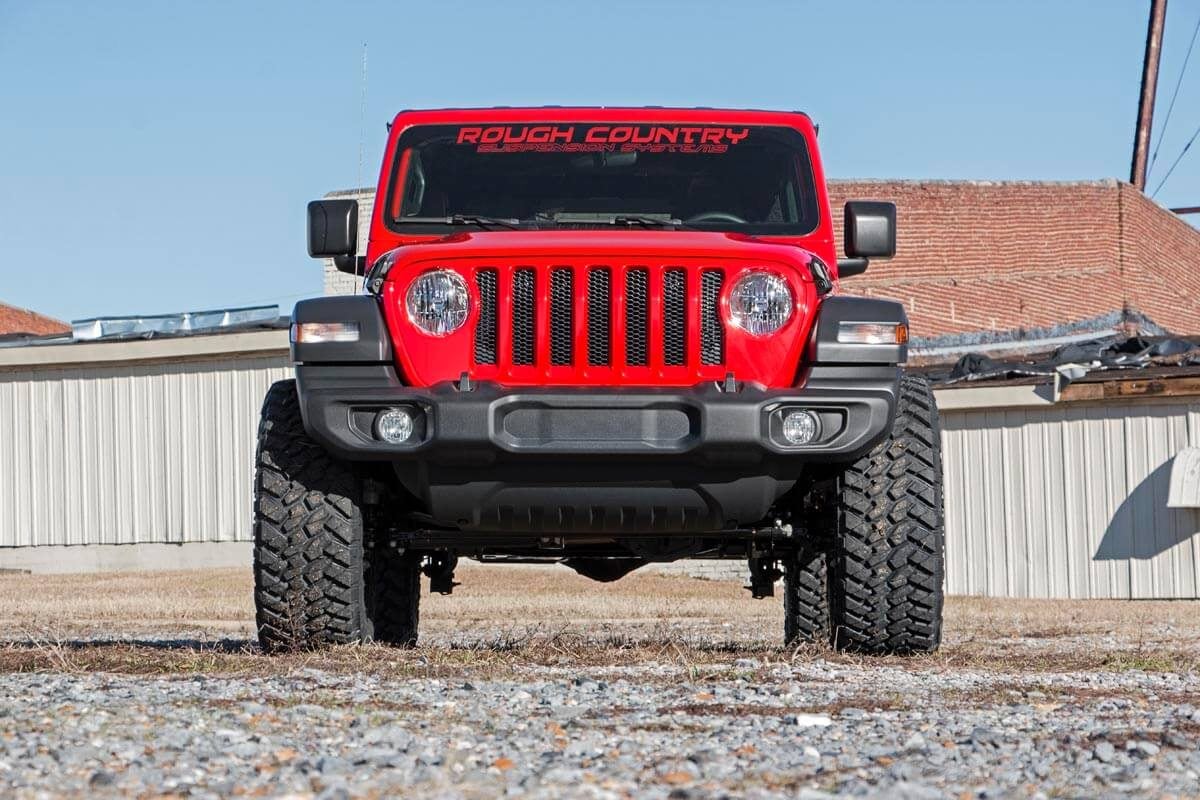 2.5 Inch Lift Kit Coils M1 Jeep Wrangler Unlimited Rubicon 4WD (2018-2023) Rough Country