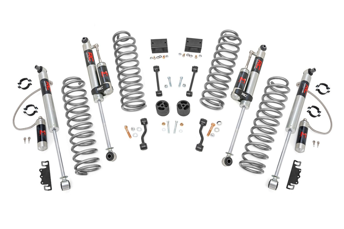 2.5 Inch Lift Kit Coils M1R Jeep Wrangler Unlimited Rubicon 4WD (2018-2023) Rough Country