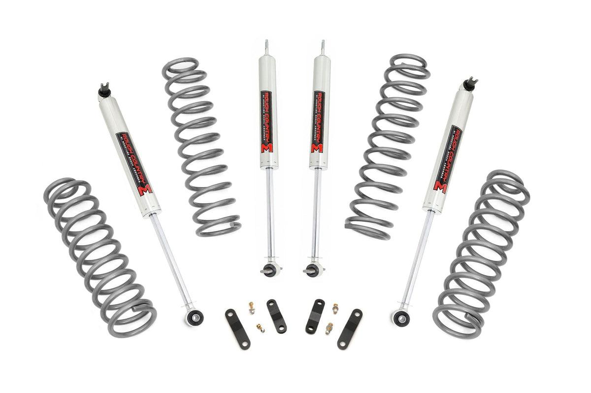 2.5 Inch Lift Kit Coils M1 Jeep Wrangler Unlimited 2WD/4WD (2007-2018) Rough Country