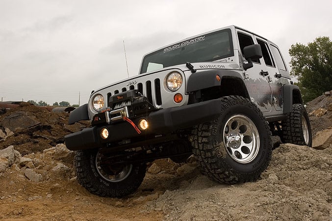 4 Inch Lift Kit M1 Jeep Wrangler Unlimited 2WD/4WD (2007-2018) Rough Country