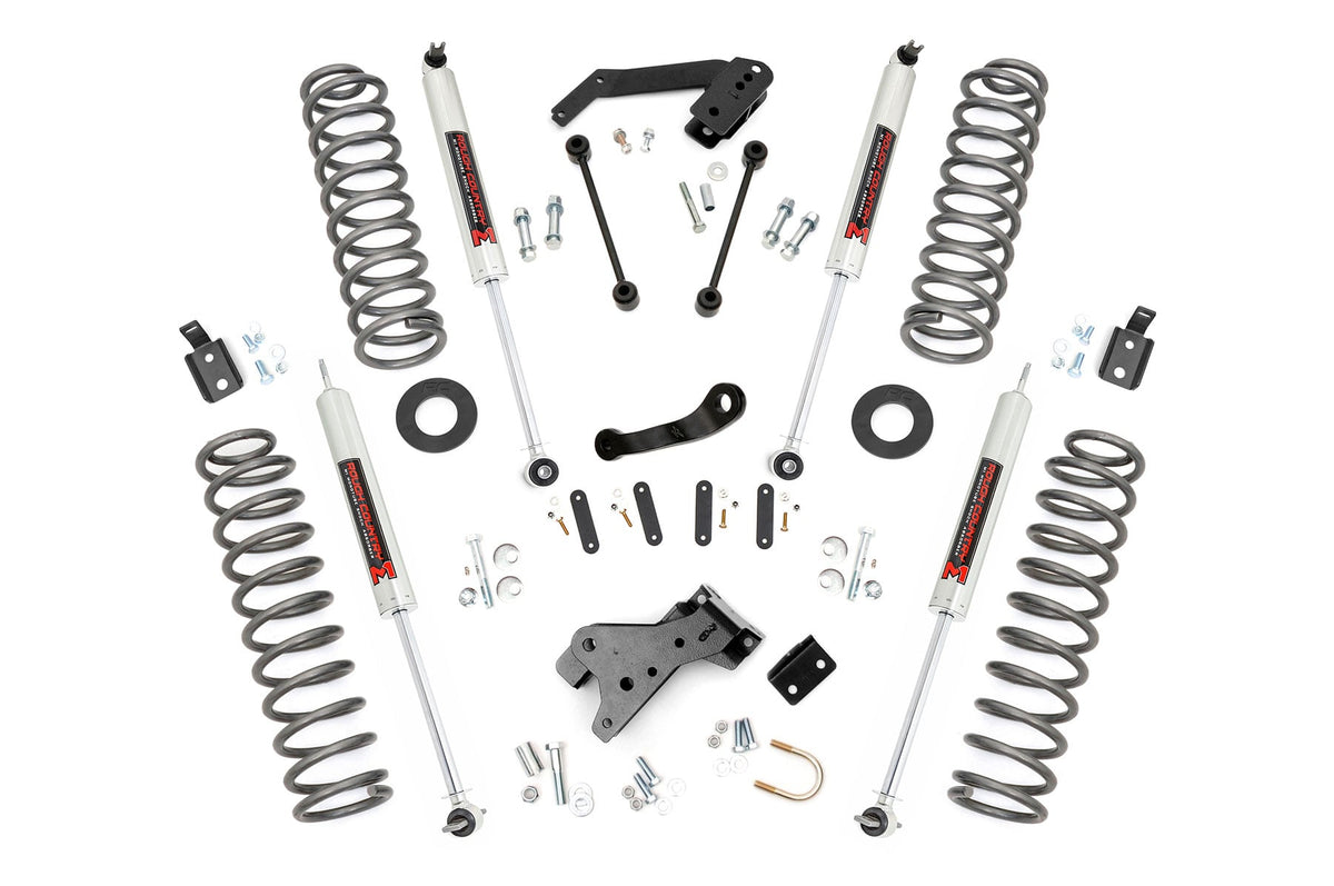 4 Inch Lift Kit M1 Jeep Wrangler JK 4WD (2007-2018) Rough Country
