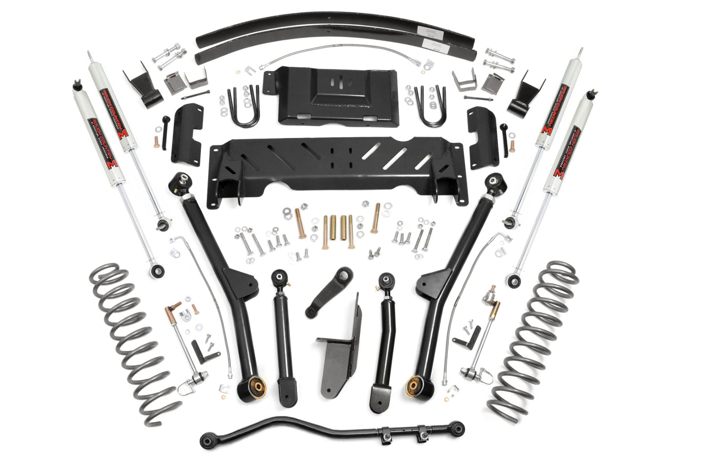 4.5 Inch Lift Kit Long Arm RR AAL NP231 M1 Jeep Cherokee XJ (84-01) Rough Country