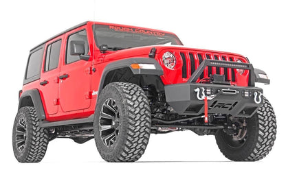 3.5 Inch Lift Kit Adj Lower FR D/S M1R Jeep Wrangler Unlimited Rubicon (18-23) Rough Country
