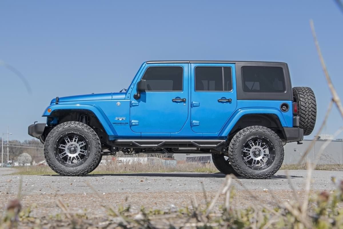 3.5 Inch Jeep Suspension Lift Kit Vertex Control Arm Drop 07-18 Wrangler JK Unlimited Rough Country