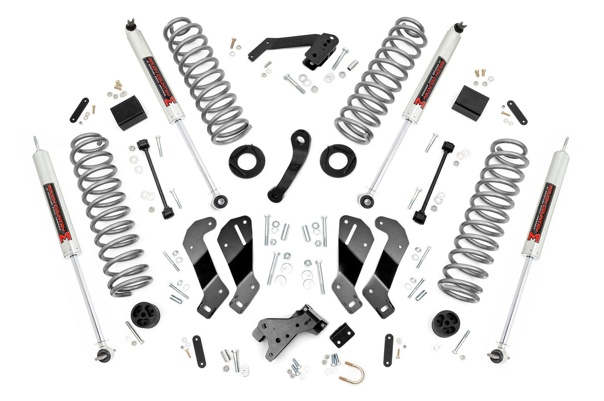 3.5 Inch Lift Kit M1 Jeep Wrangler Unlimited 2WD/4WD (2007-2018) Rough Country
