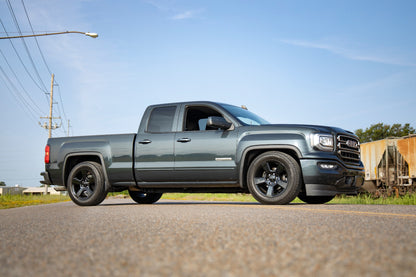 2 Inch Front Lowering Kit 4 Inch Rear Lowering Alum/Stamped Knuckle 14-18 Chevy/GMC 1500 Rough Country