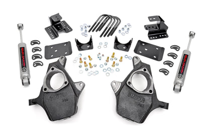 Lowering Kit Knuckle 2 Inch FR 4 Inch RR Silverado/Sierra 1500 (07-14) Rough Country