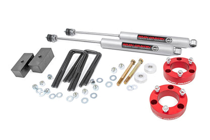 3 Inch Lift Kit Red Spacer Toyota Tacoma 2WD/4WD (2005-2023) Rough Country
