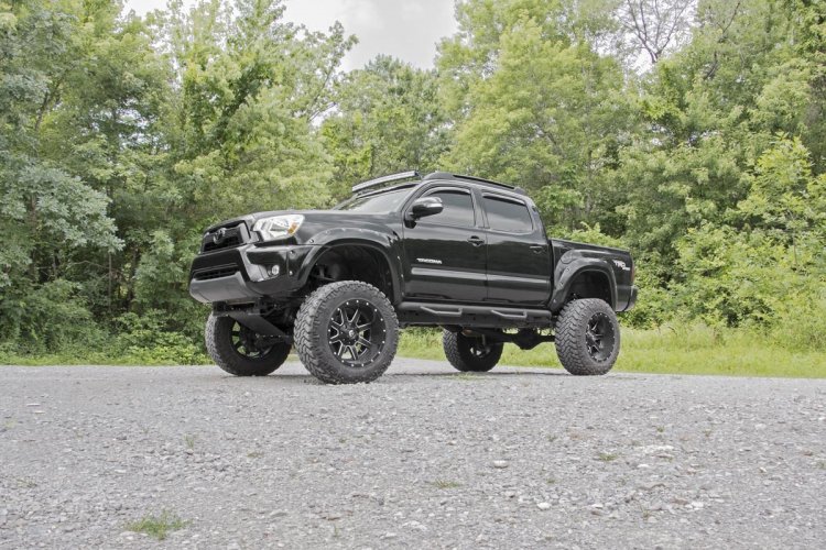6.0 Inch Toyota Suspension Lift Kit w/ Vertex Coilovers and V2 Shocks (05-15 Tacoma 4WD/2WD) Rough Country